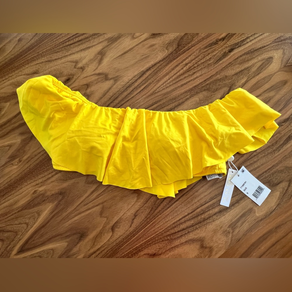Trina Turk Yellow Ruffle Bikini - Picture 3 of 6